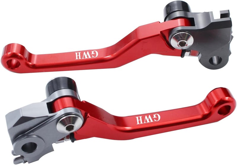 Adsspro Motorcycle Billet Foldable Brake Clutch Lever Handle CNC Aluminum Pivot for CRF250R 2007-2021 CRF450R 2007-2020 CRF450RX 2017-2020 CRF250RX 2019-2023 Dirt Pit Bike Motocross Motorbike - Image 1